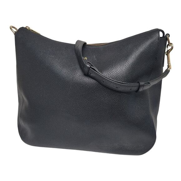 Cuyana Large Black Leather Hobo Bag - Picture 8 of 12